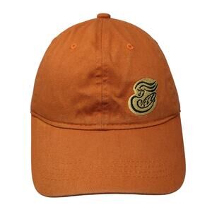 Panera Bread Strapback Baseball Cap Orange One Size Adjustable Embroidered URM